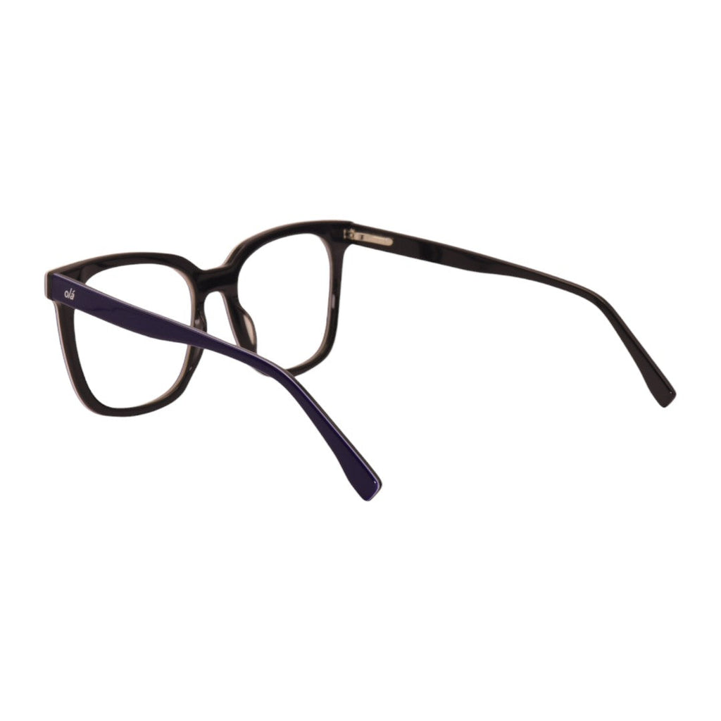 Armação para óculos de grau tr-90-nylon quadrado azul/ verde