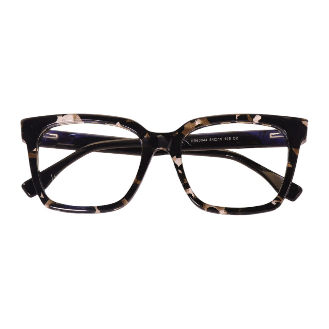 Armação para óculos de grau acetato quadrado rosa/ tartaruga