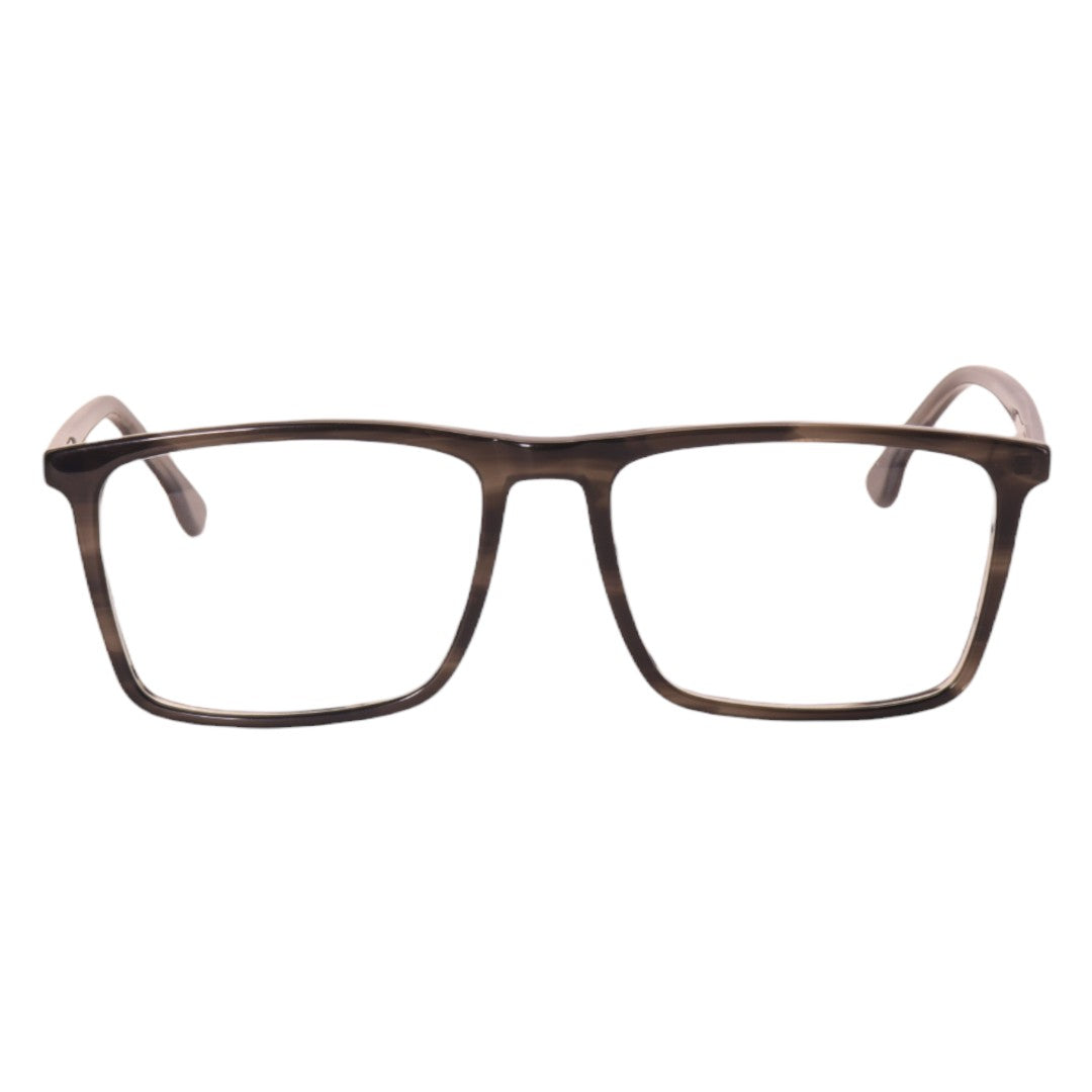 Armação para óculos de grau tr-90-nylon retangular preto/ grafite/ vermelho