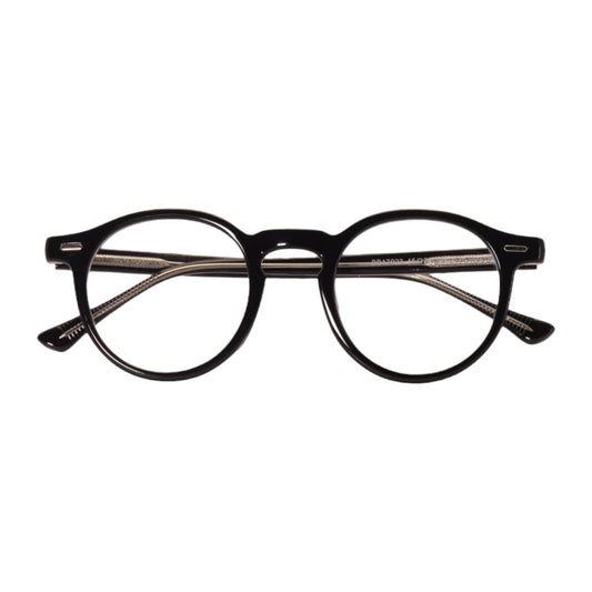 Armação para óculos de grau tr-90-nylon redondo preto