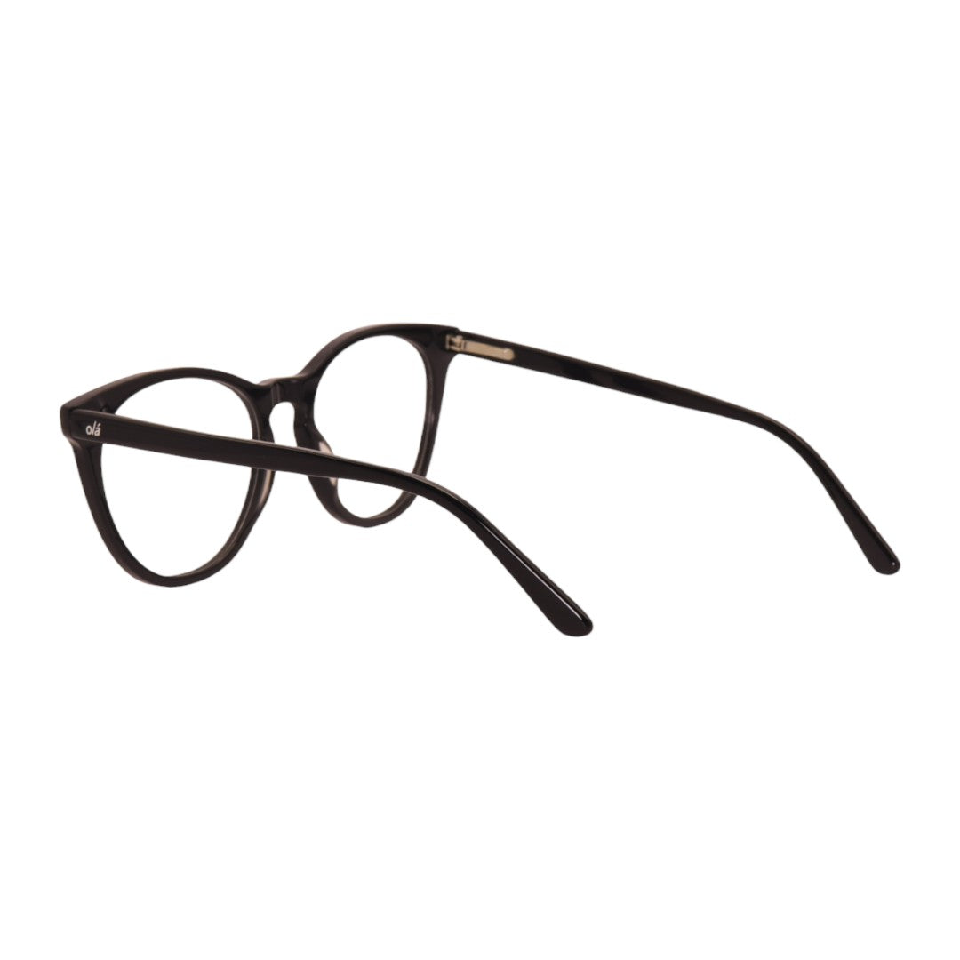 Armação para óculos de grau tr-90-nylon gatinho preto
