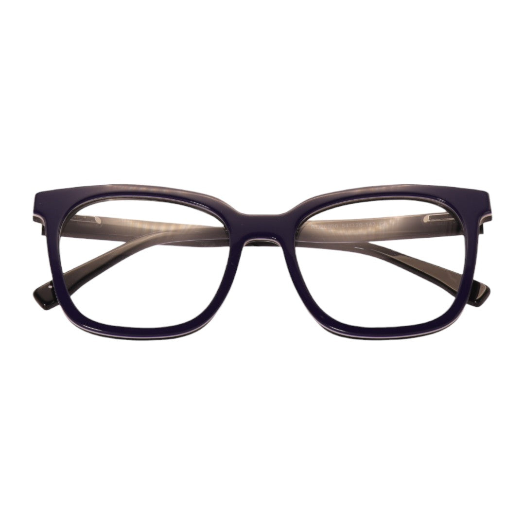 Armação para óculos de grau tr-90-nylon quadrado azul/ verde
