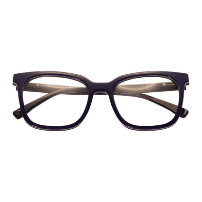 Armação para óculos de grau tr-90-nylon quadrado azul/ verde