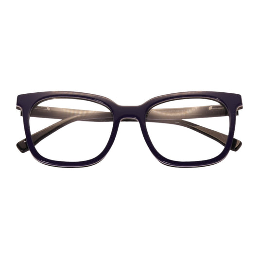 Armação para óculos de grau tr-90-nylon quadrado azul/ verde