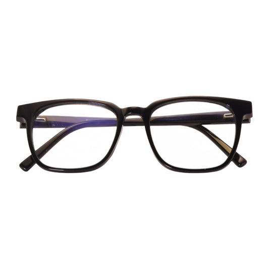 Armação para óculos de grau tr-90-nylon quadrado preto/ grafite
