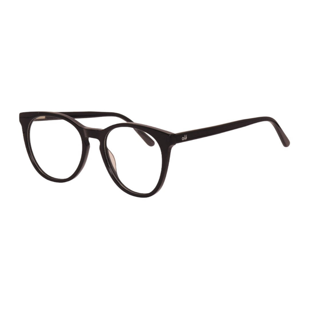 Armação para óculos de grau tr-90-nylon gatinho preto