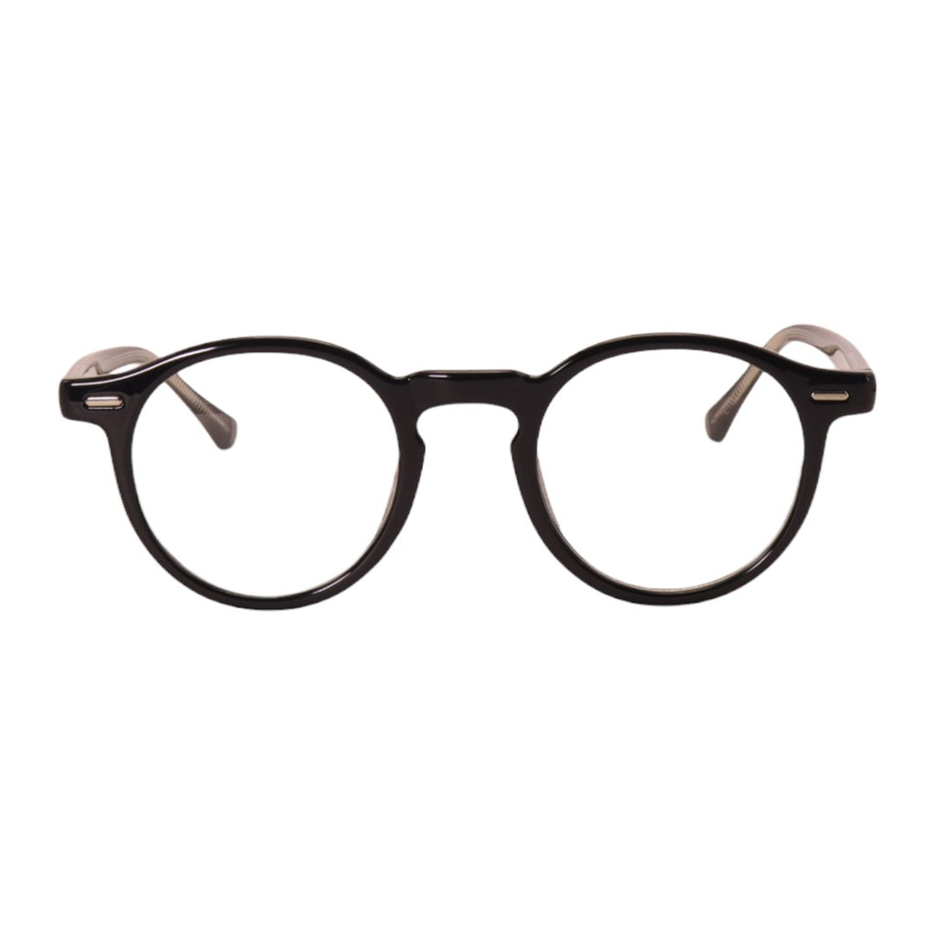Armação para óculos de grau tr-90-nylon redondo preto