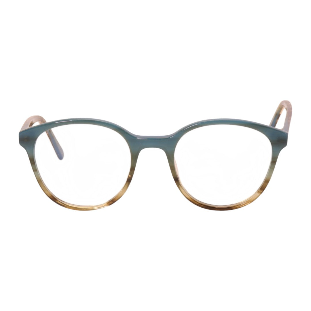 Armação para óculos de grau tr-90-nylon redondo azul