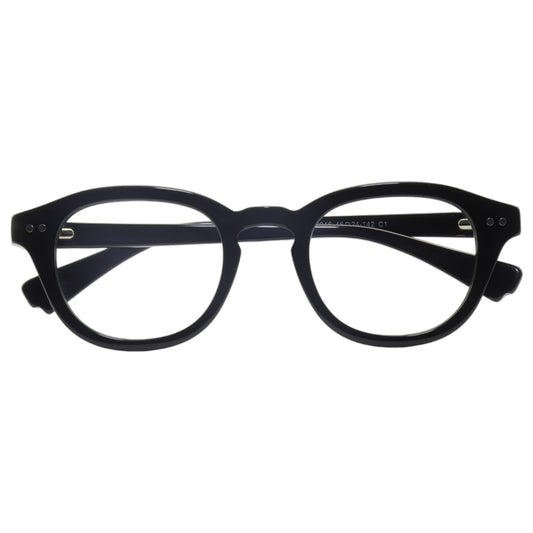 Armação para óculos de grau tr-90-nylon redondo preto