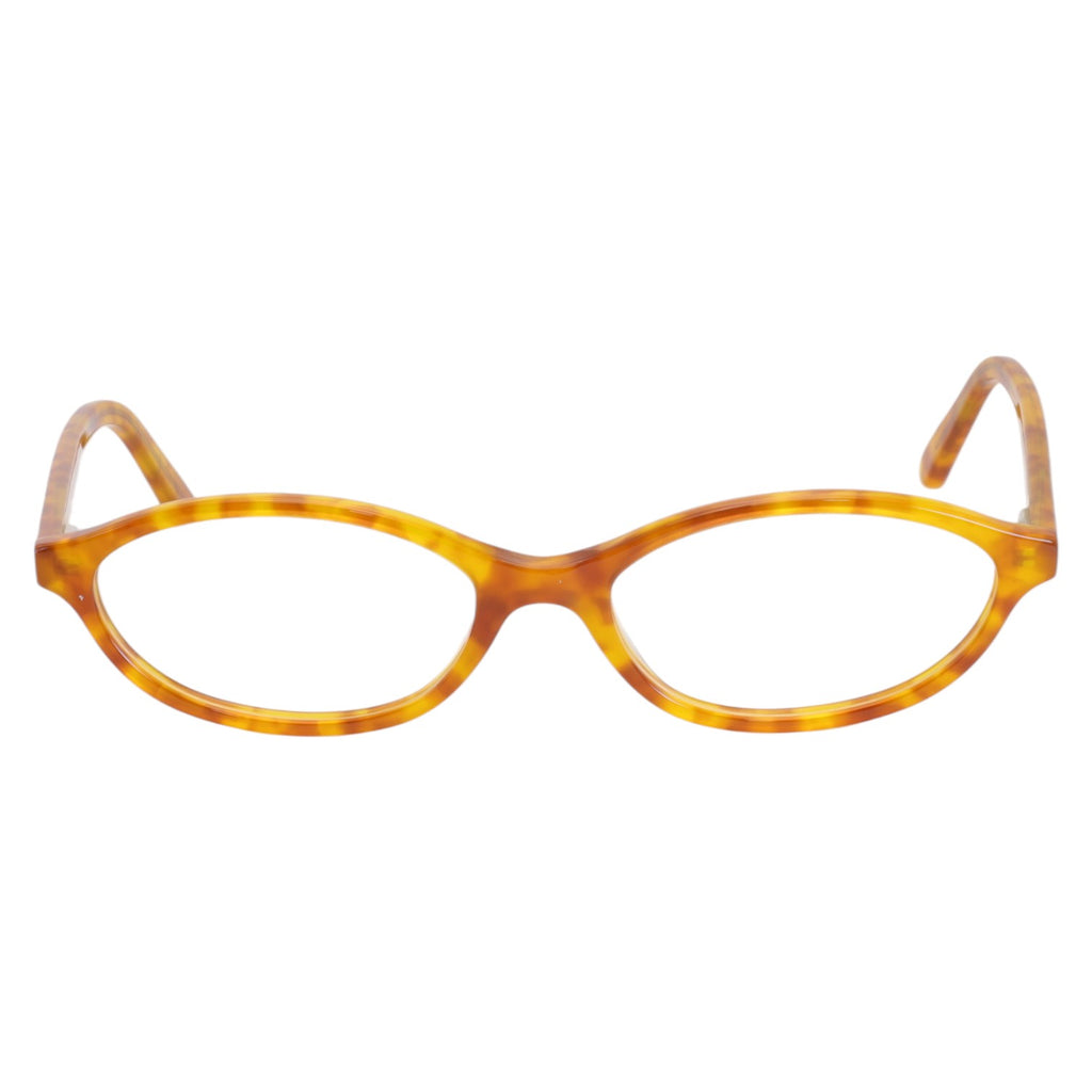 Armação para Óculos de Grau Oval Acetato Caramelo Feminino