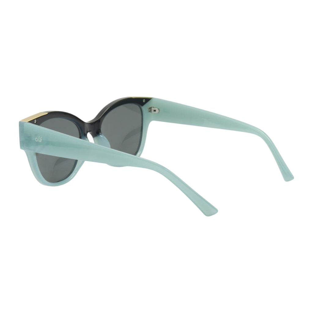 Óculos de sol tr-90-nylon gatinho verde