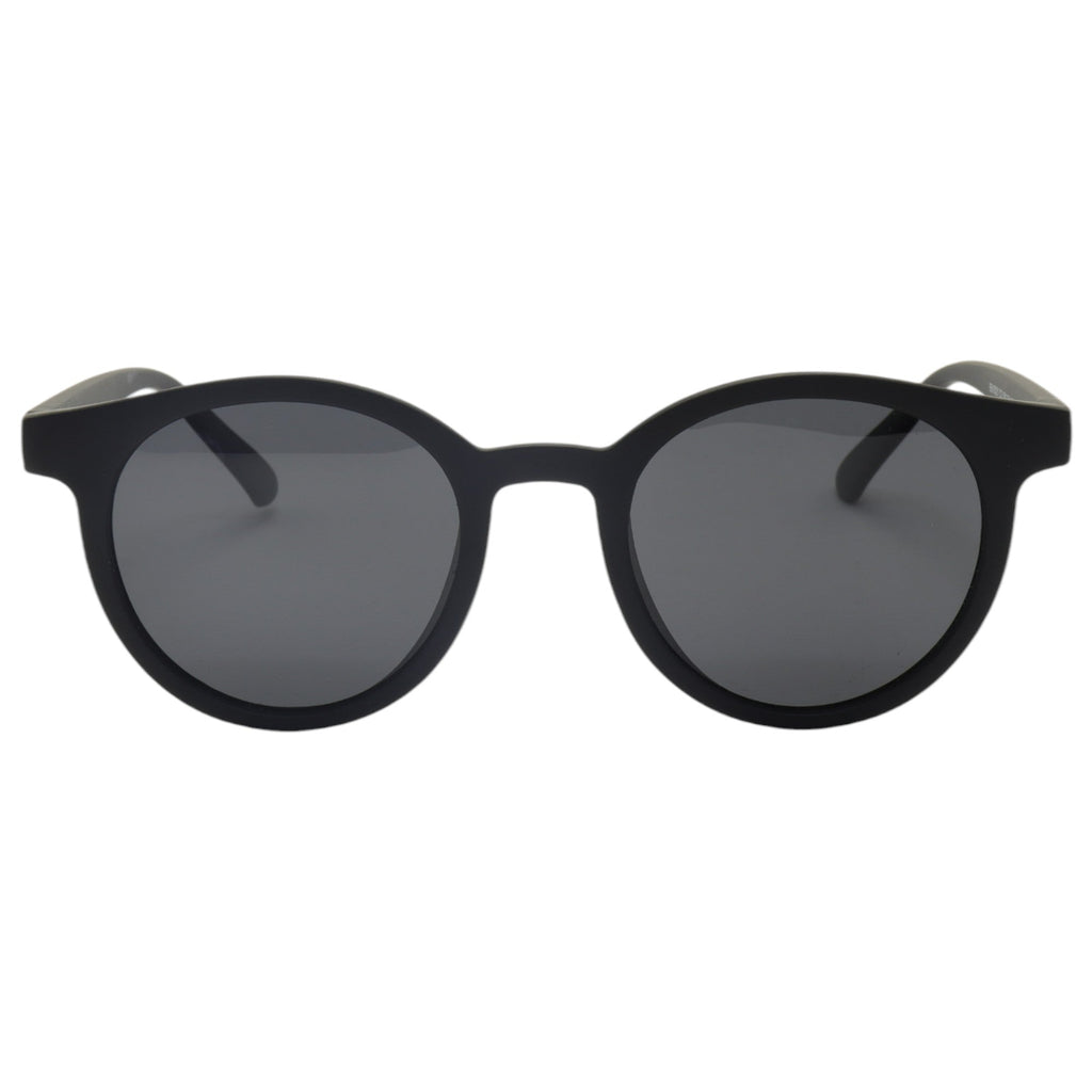 Óculos de sol acetato redondo preto