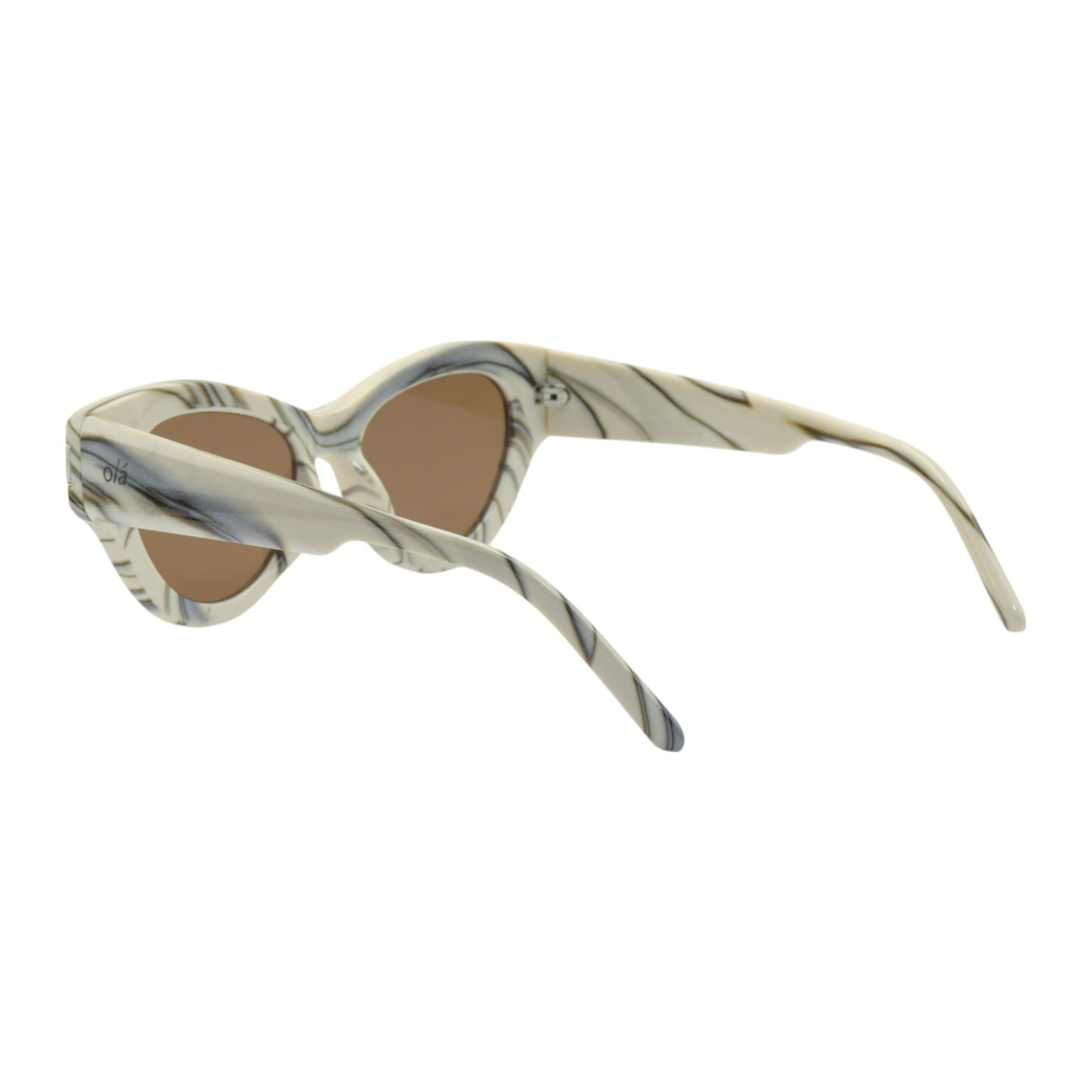 Óculos de sol tr-90-nylon gatinho marrom/ branco/ rosa/ preto