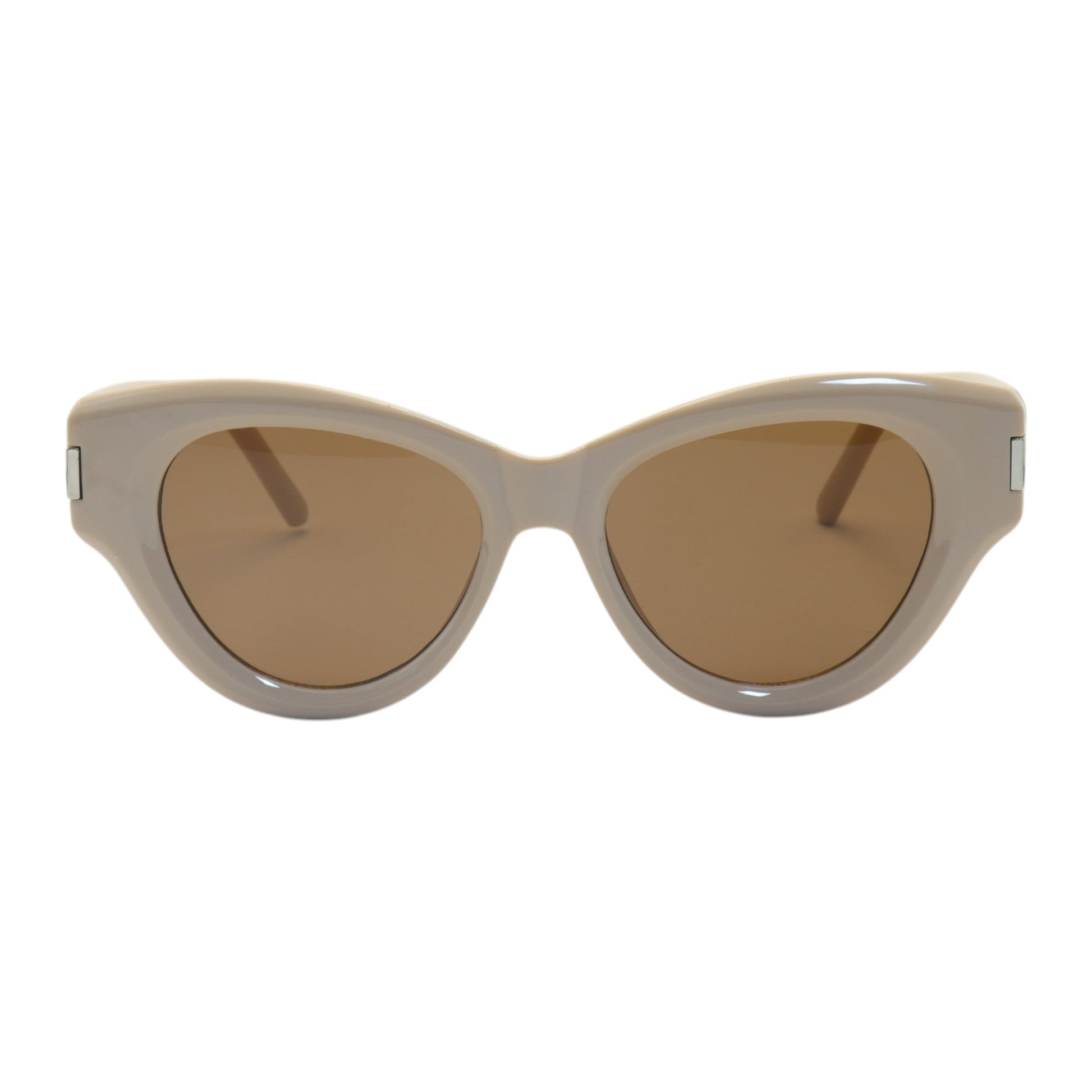 Óculos de sol tr-90-nylon gatinho marrom/ branco/ rosa/ preto