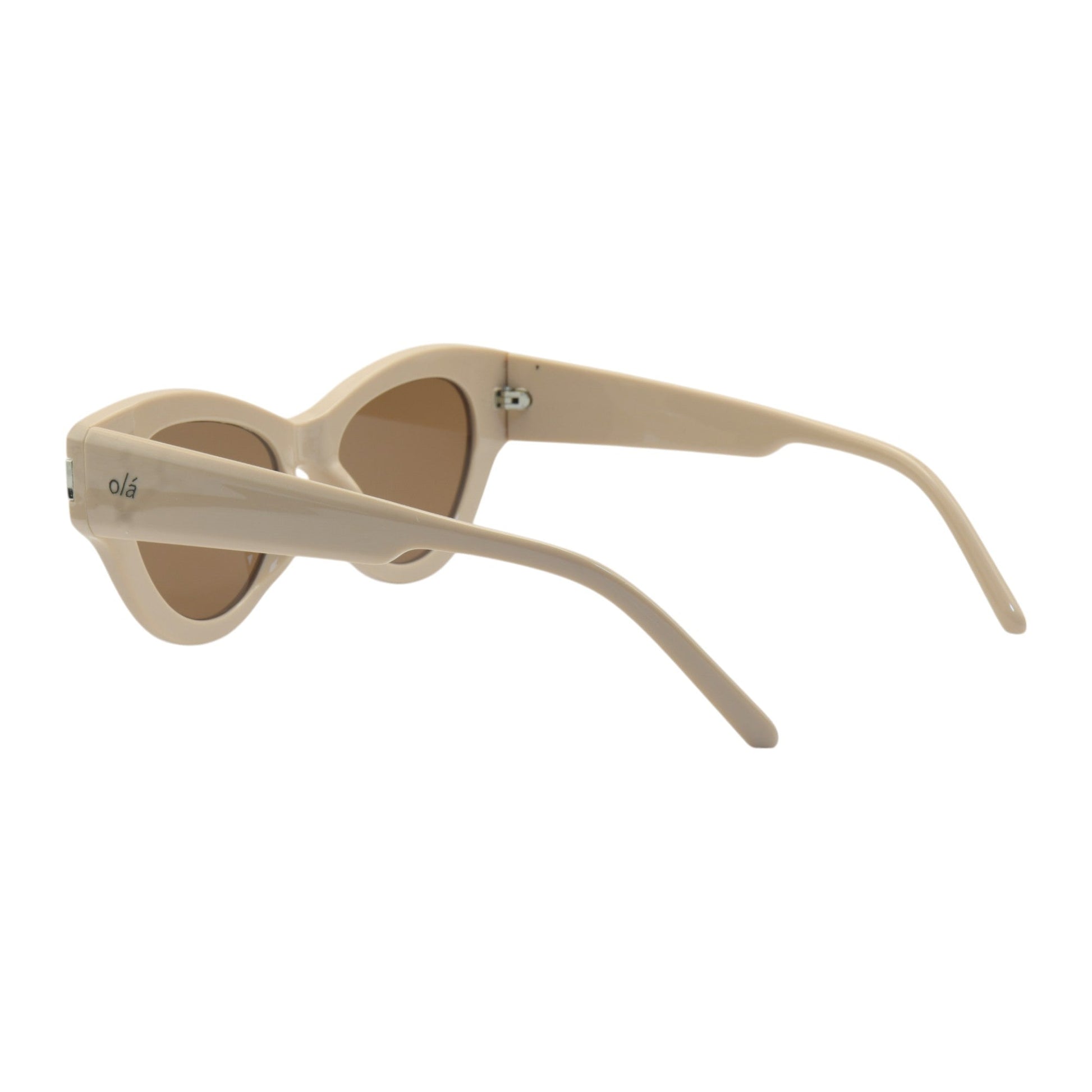 Óculos de sol tr-90-nylon gatinho marrom/ branco/ rosa/ preto