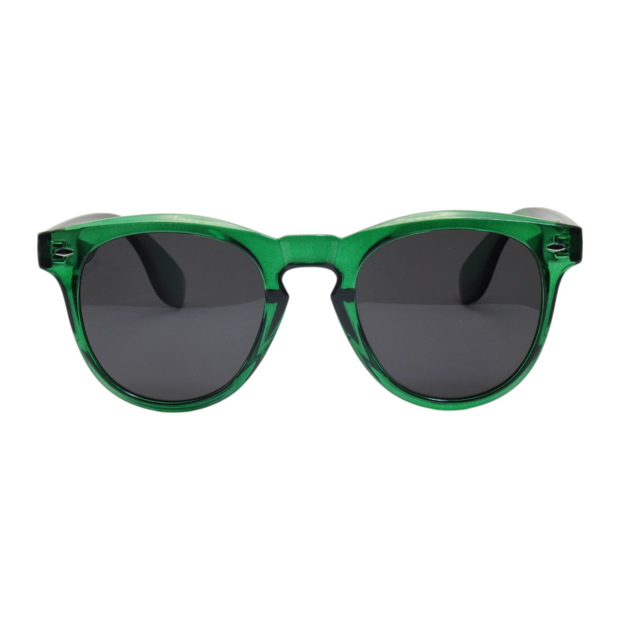 Óculos de sol tr-90-nylon redondo verde