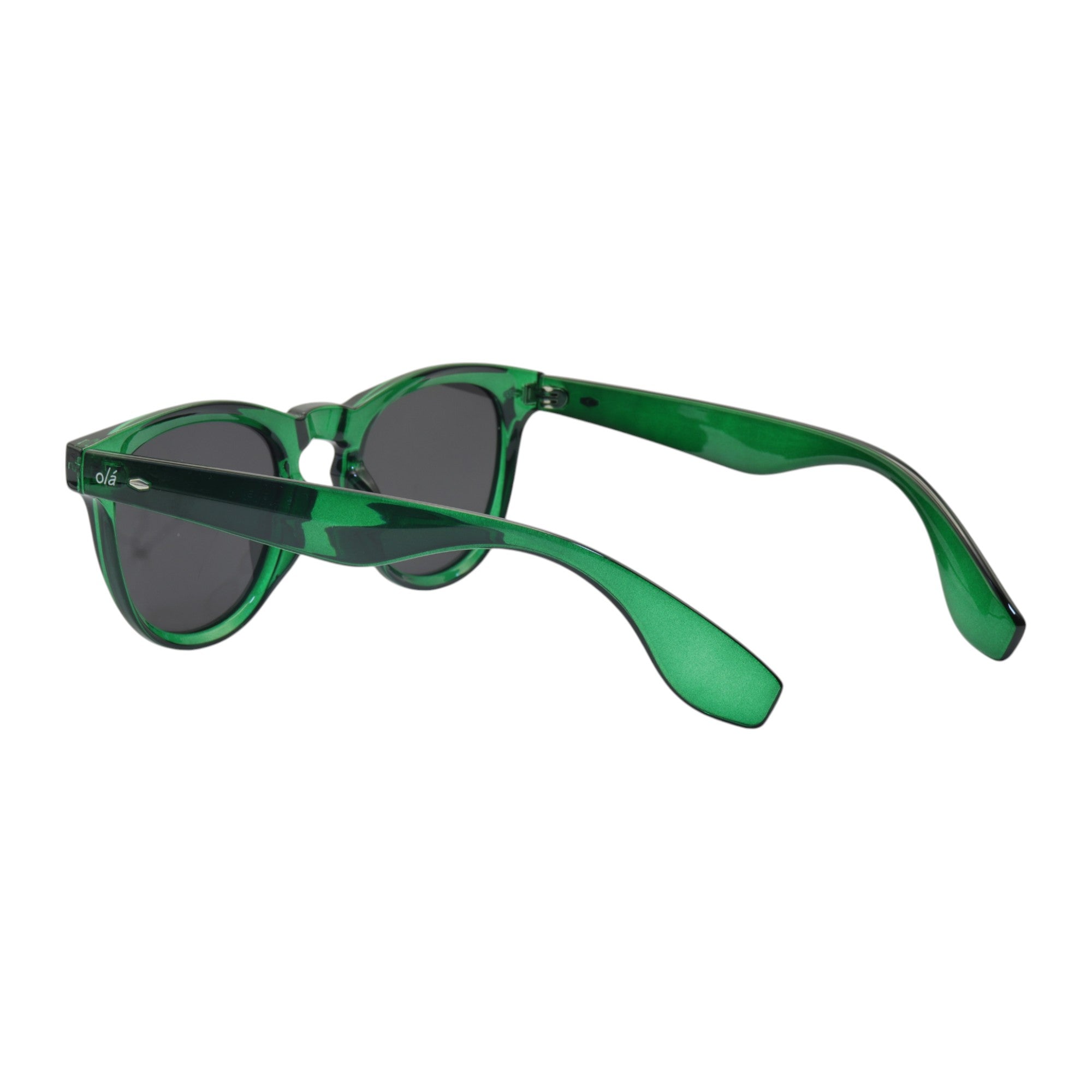 Óculos de sol tr-90-nylon redondo verde