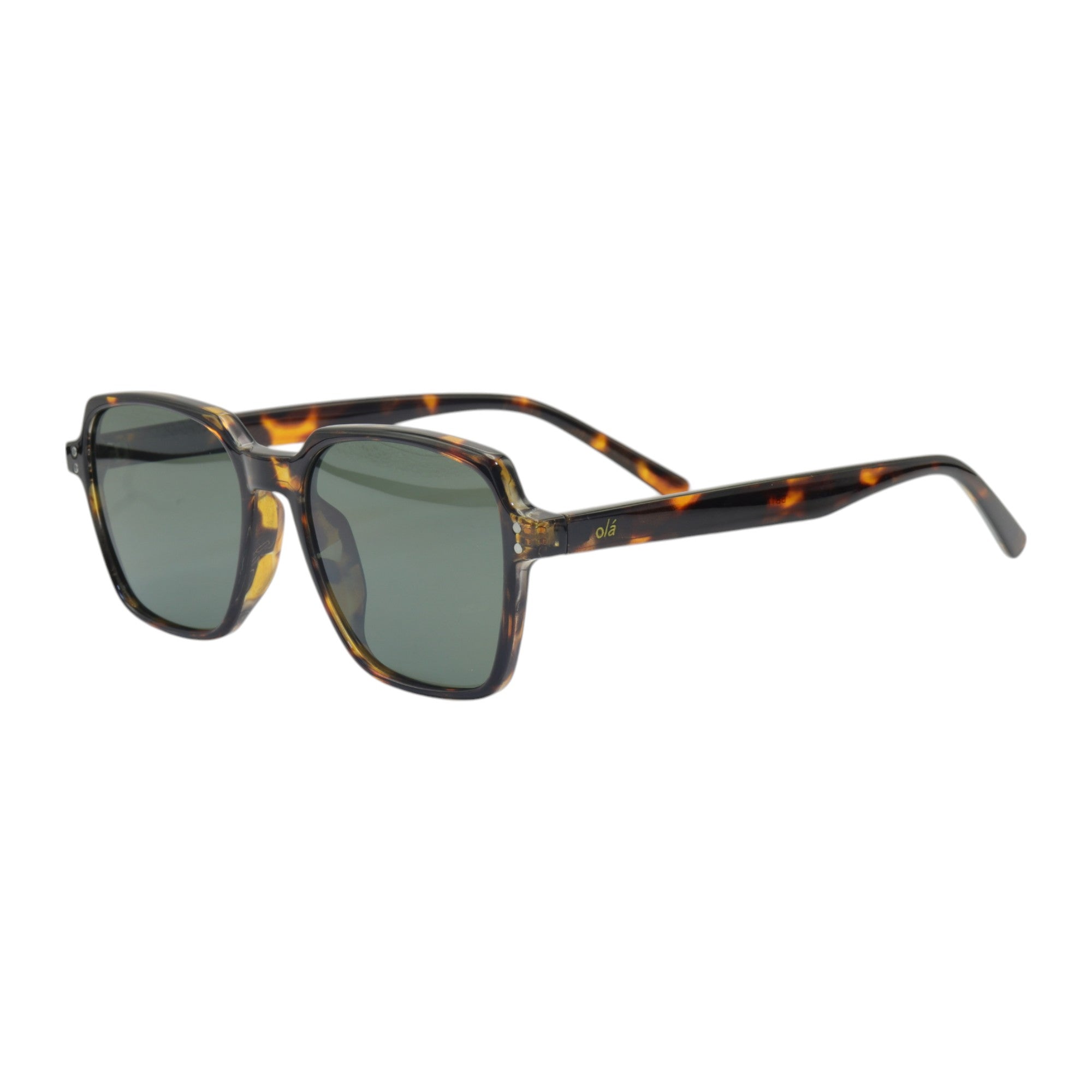 Óculos de sol tr-90-nylon quadrado tartaruga