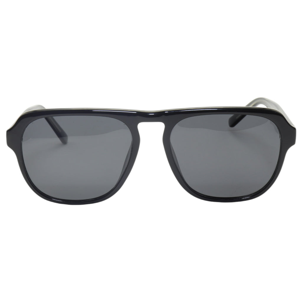 Óculos de sol acetato quadrado preto