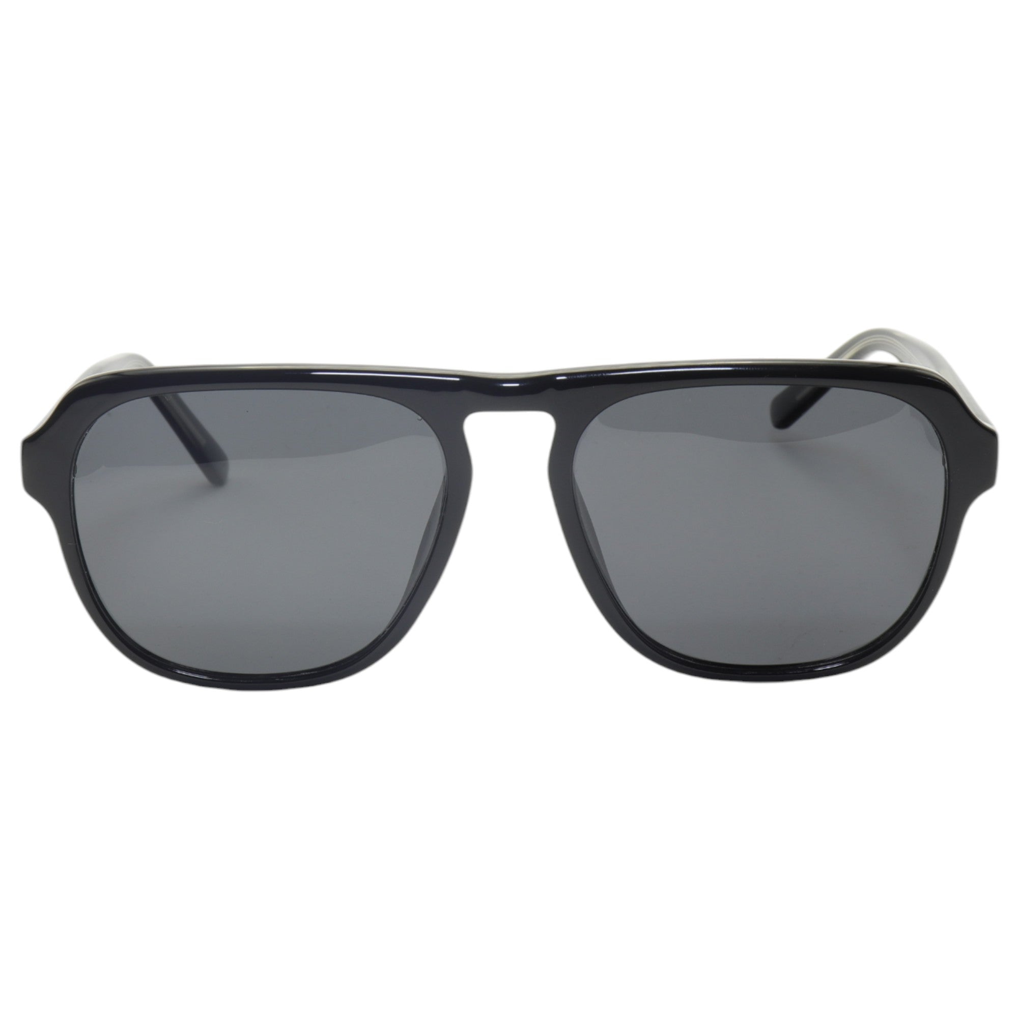 Óculos de sol acetato quadrado preto