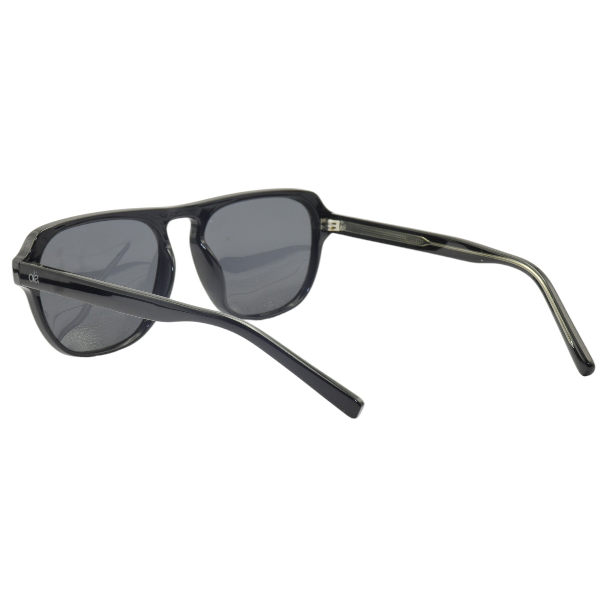 Óculos de sol acetato quadrado preto