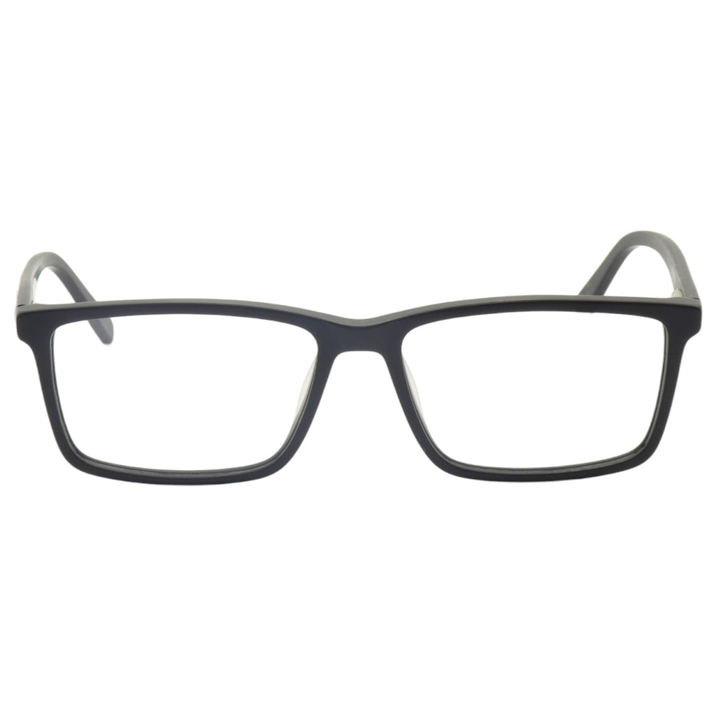 Armação para óculos de grau acetato retangular preto
