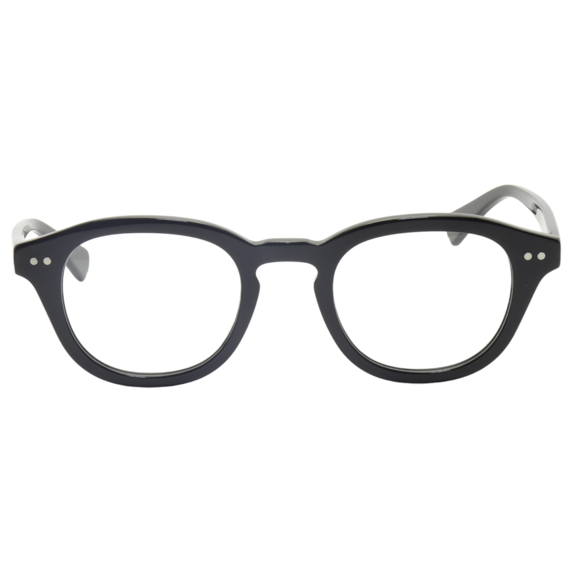 Armação para óculos de grau tr-90-nylon redondo preto