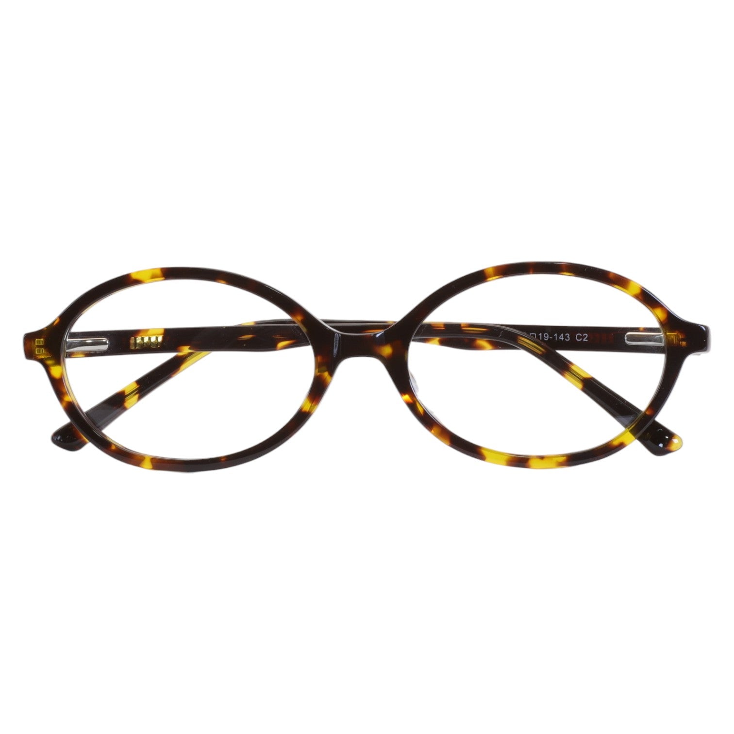 Armação para Óculos de Grau Oval Acetato Tartaruga Feminino