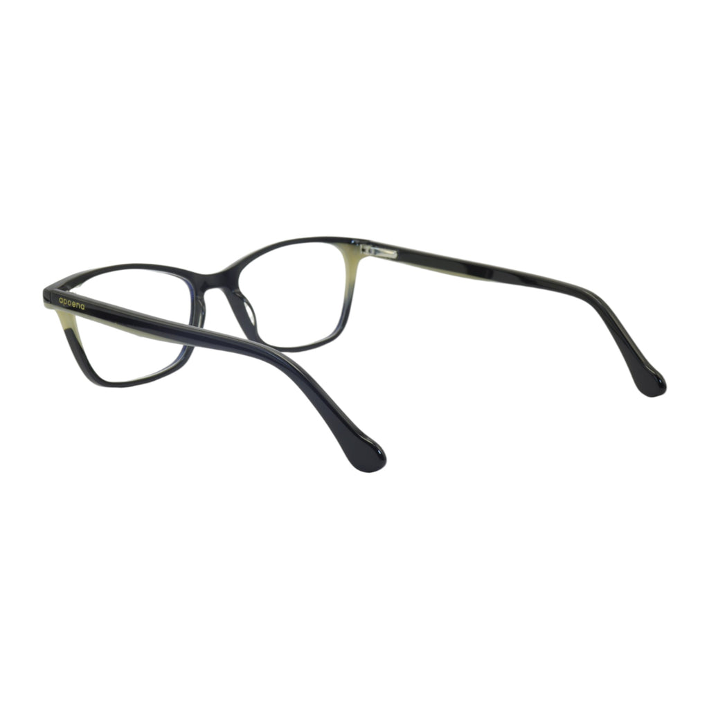 Armação para óculos de grau acetato retangular preto/ vermelho/ rosa