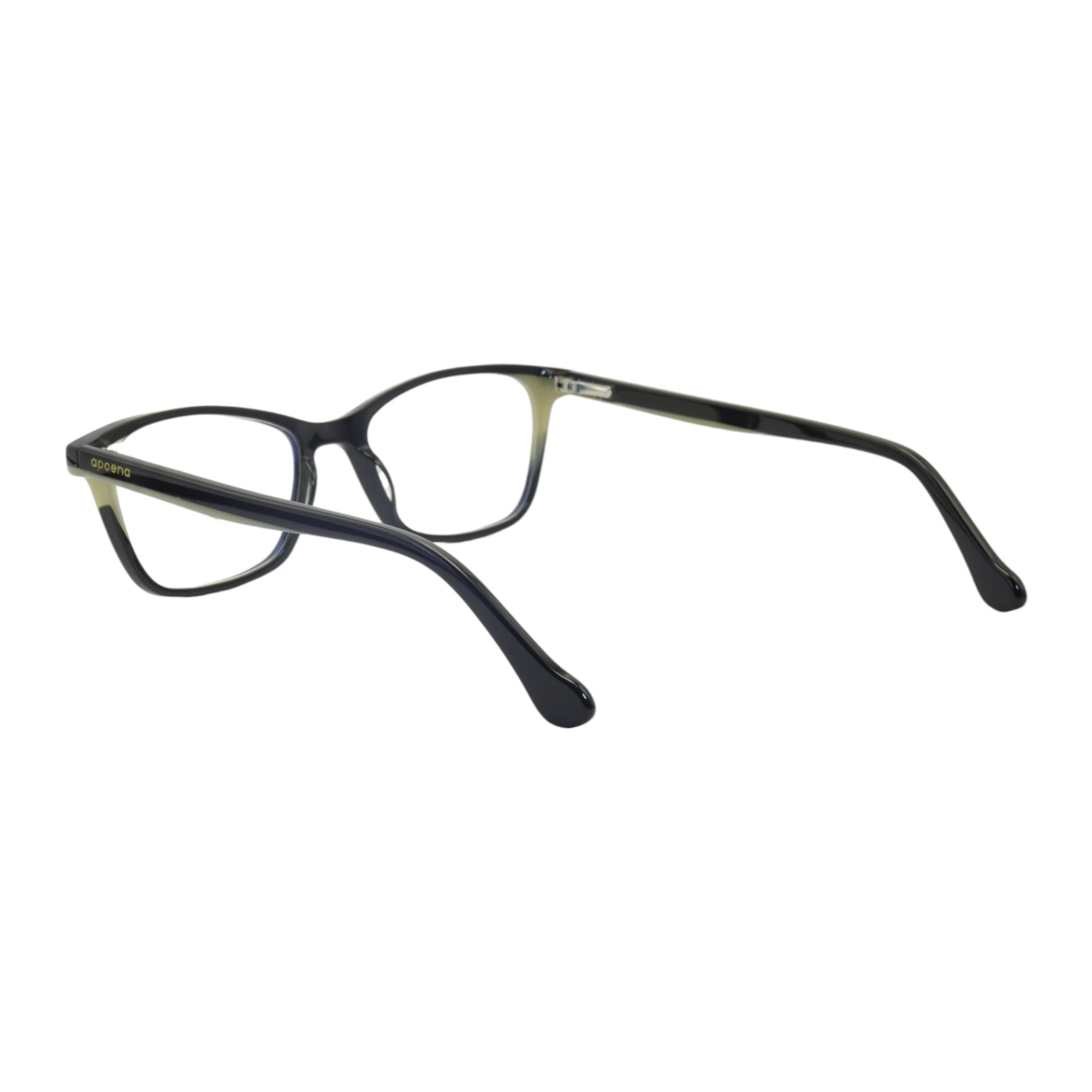 Armação para óculos de grau acetato retangular preto/ vermelho/ rosa