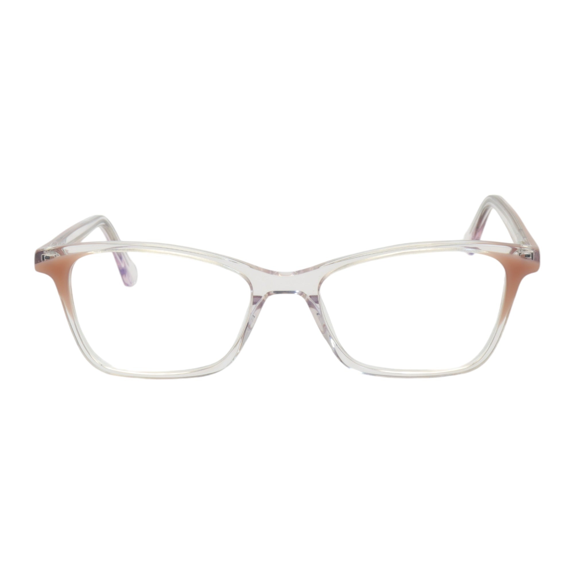 Armação para óculos de grau acetato retangular preto/ vermelho/ rosa