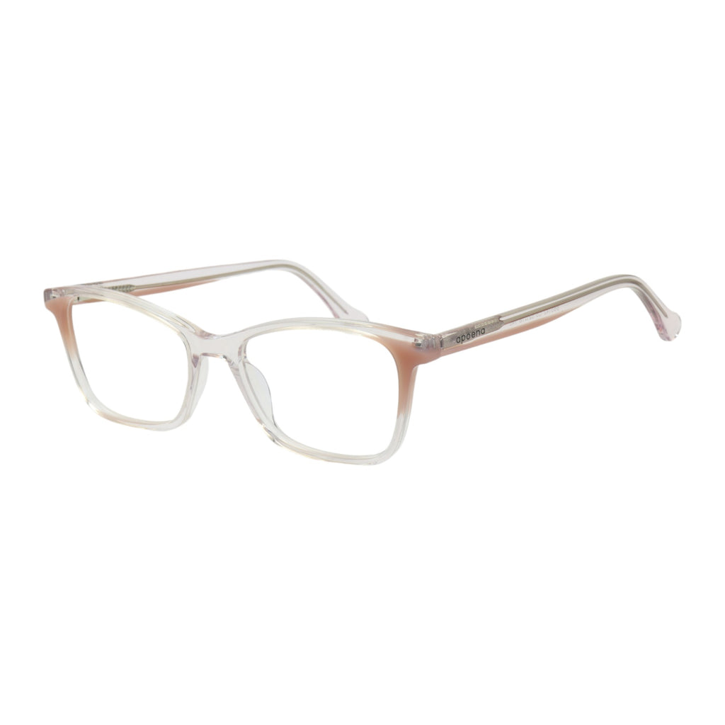 Armação para óculos de grau acetato retangular preto/ vermelho/ rosa
