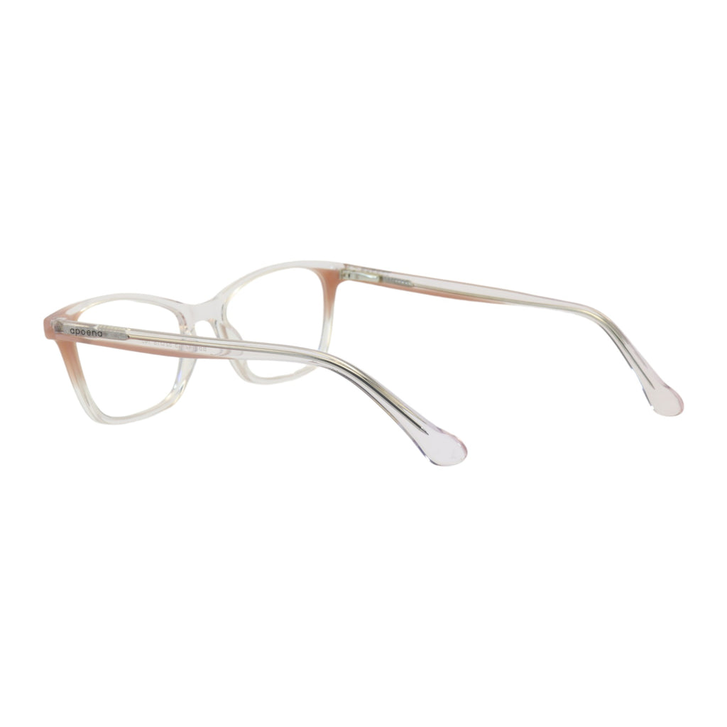Armação para óculos de grau acetato retangular preto/ vermelho/ rosa