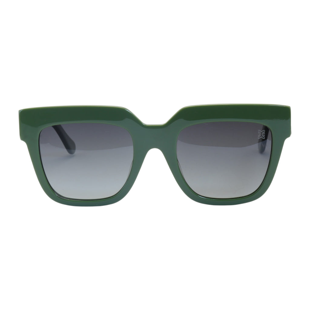 Óculos de sol acetato quadrado verde