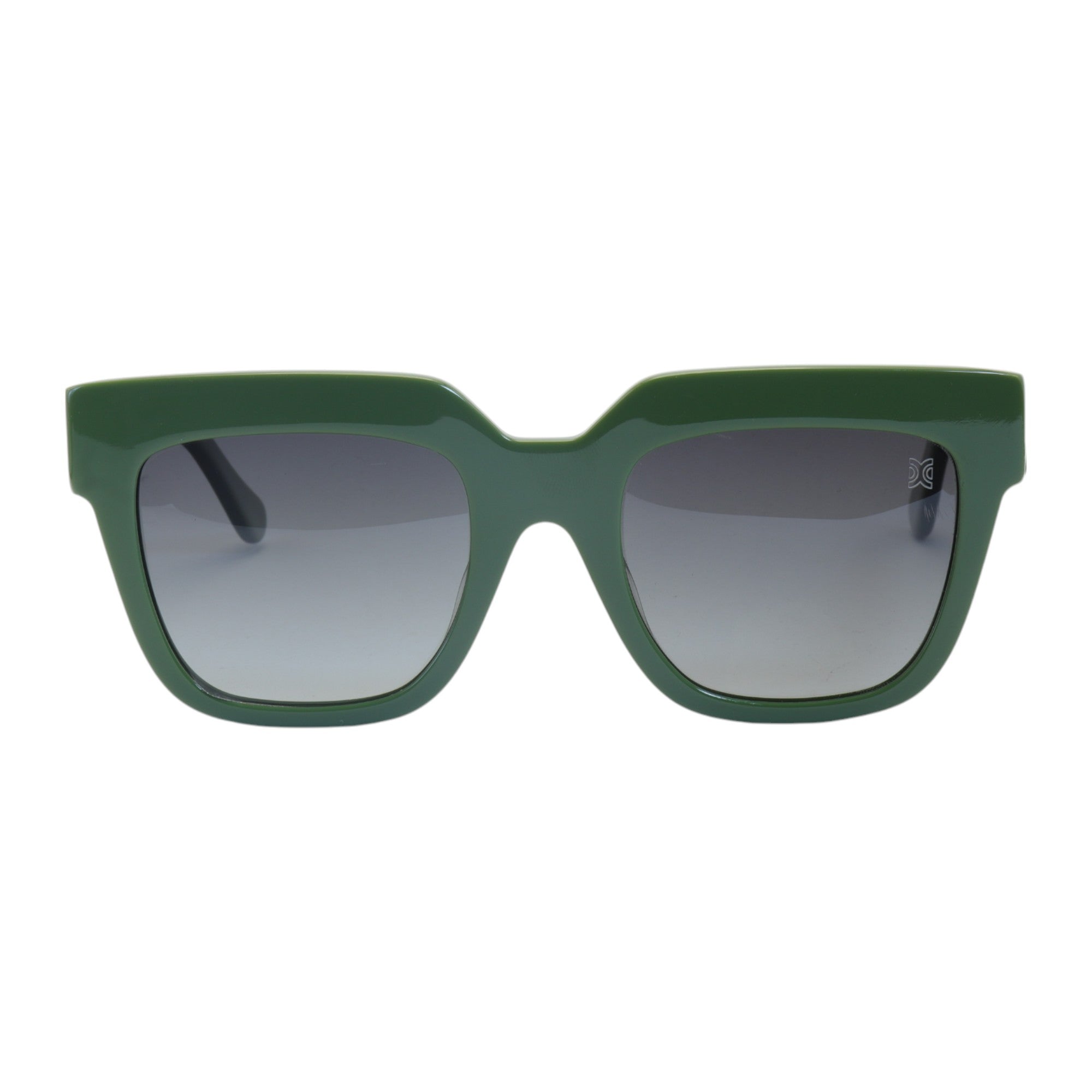 Óculos de sol acetato quadrado verde
