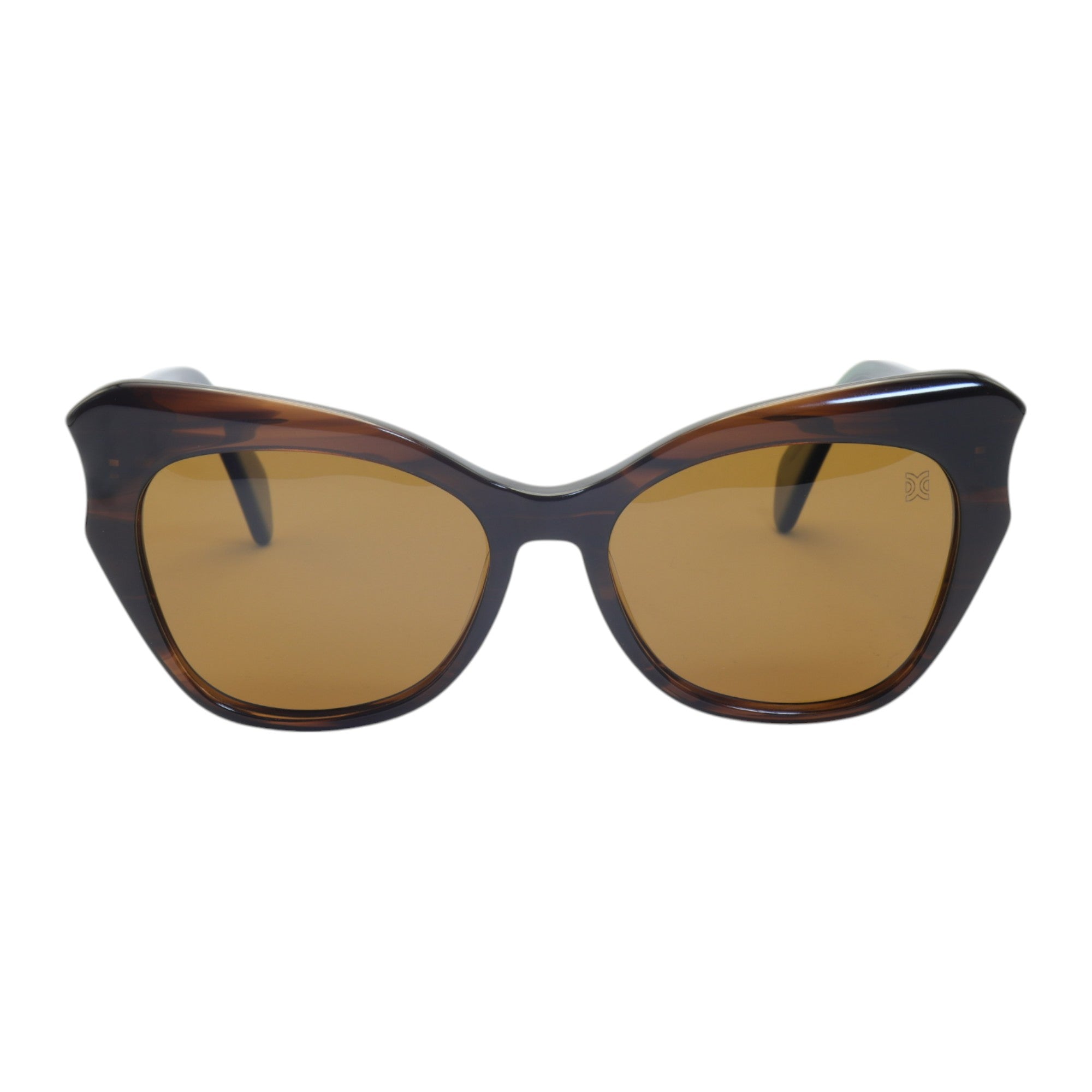 Óculos de sol acetato gatinho marrom