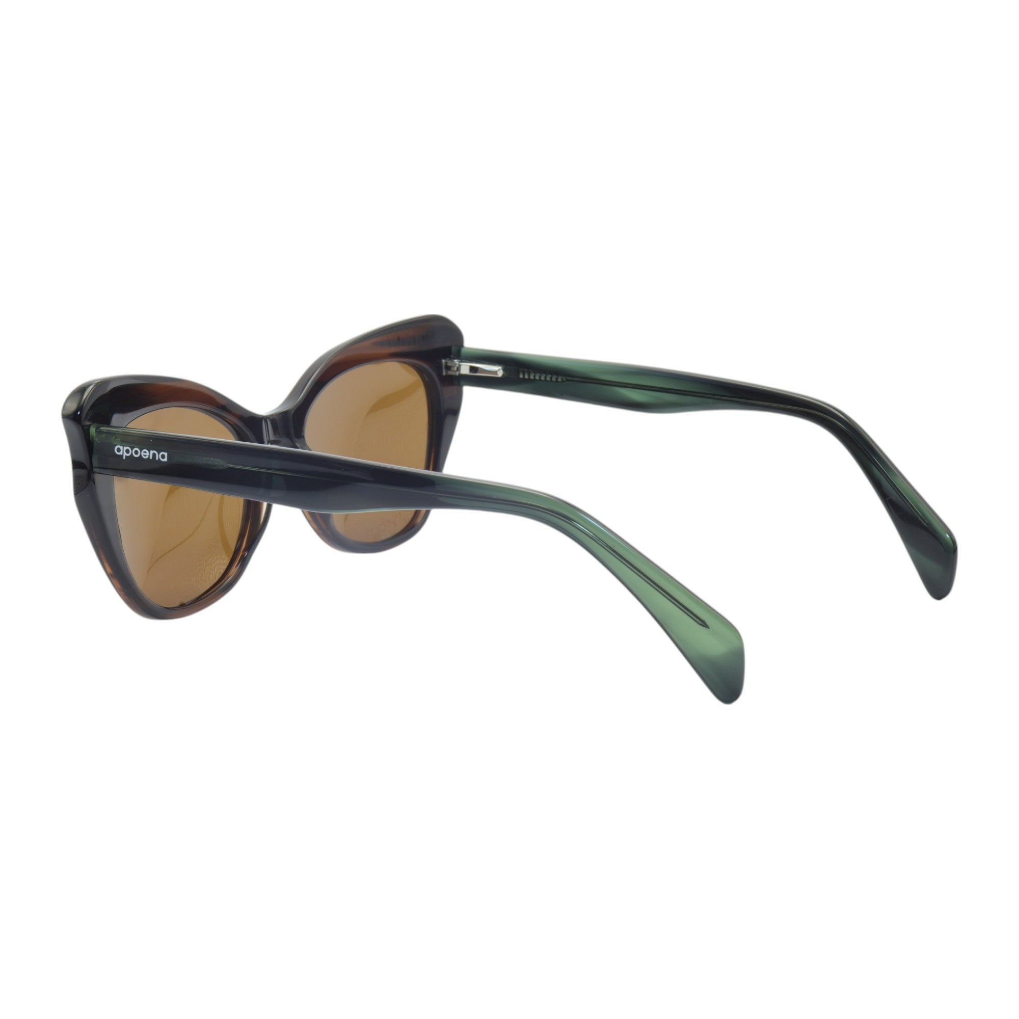 Óculos de sol acetato gatinho marrom