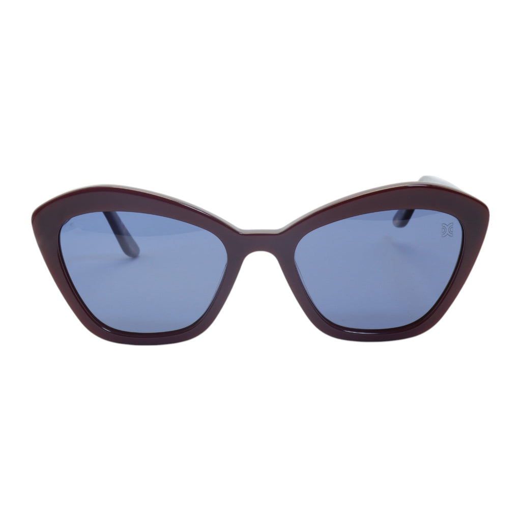Óculos de sol acetato gatinho preto/ vinho