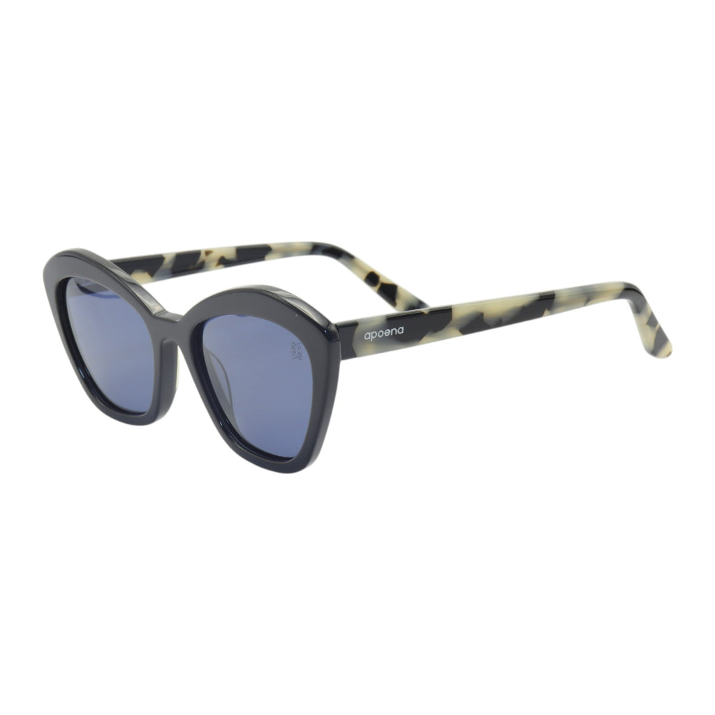 Óculos de sol acetato gatinho preto/ vinho