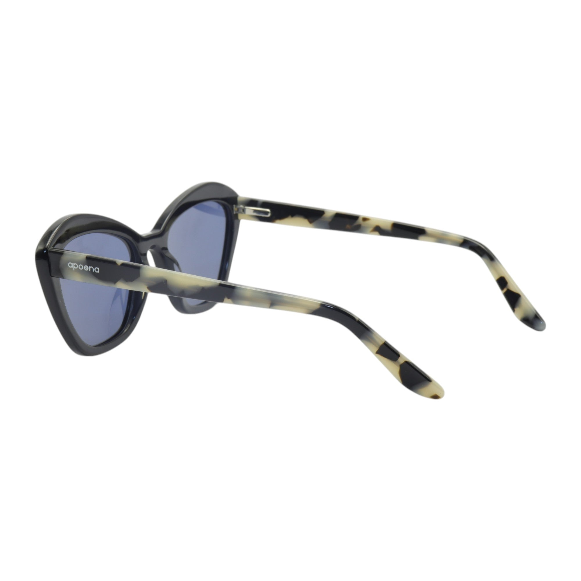 Óculos de sol acetato gatinho preto/ vinho