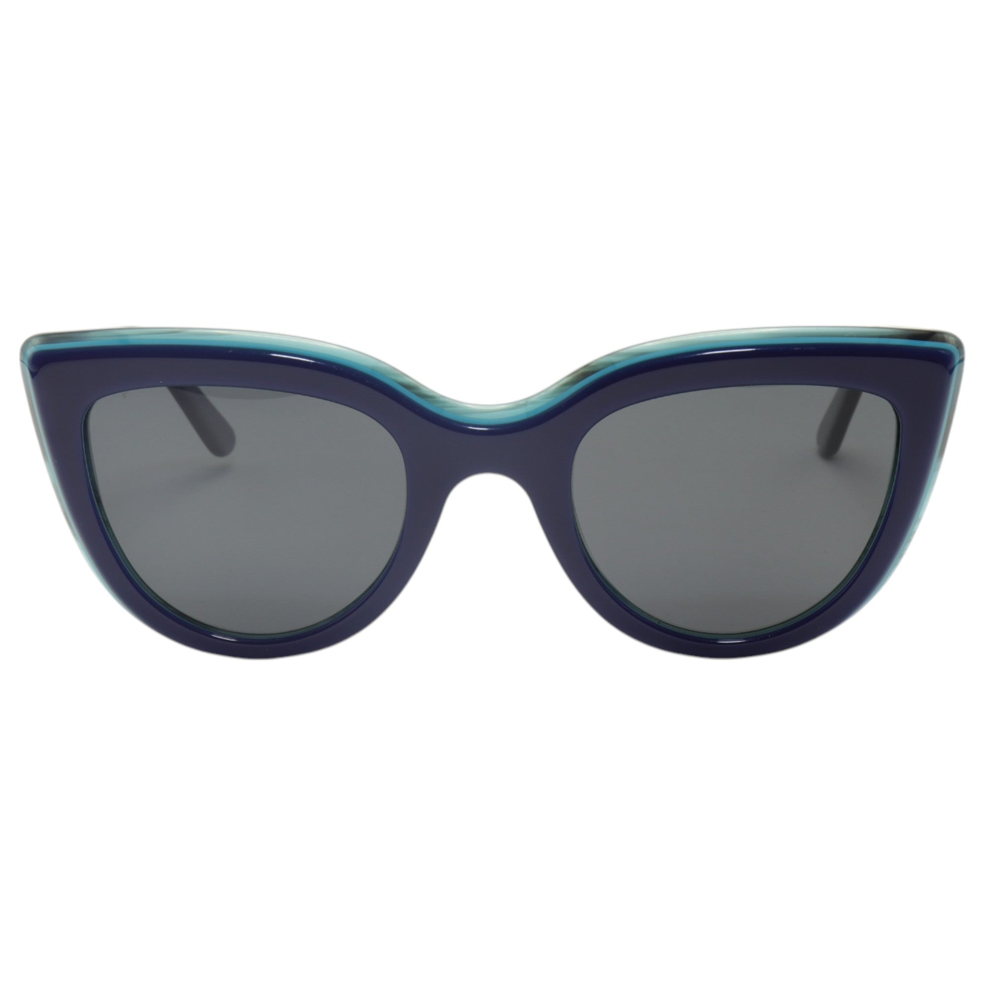 Óculos de sol acetato gatinho azul