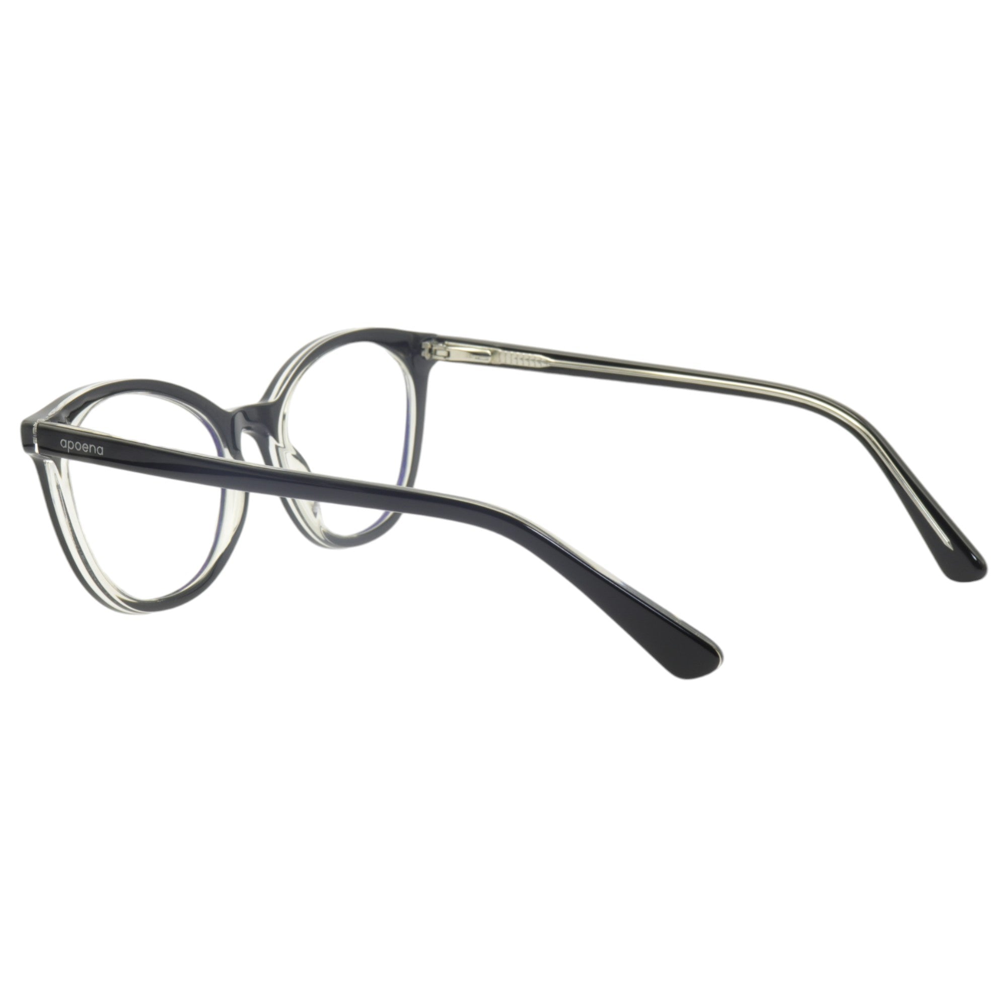 Armação para óculos de grau acetato gatinho preto