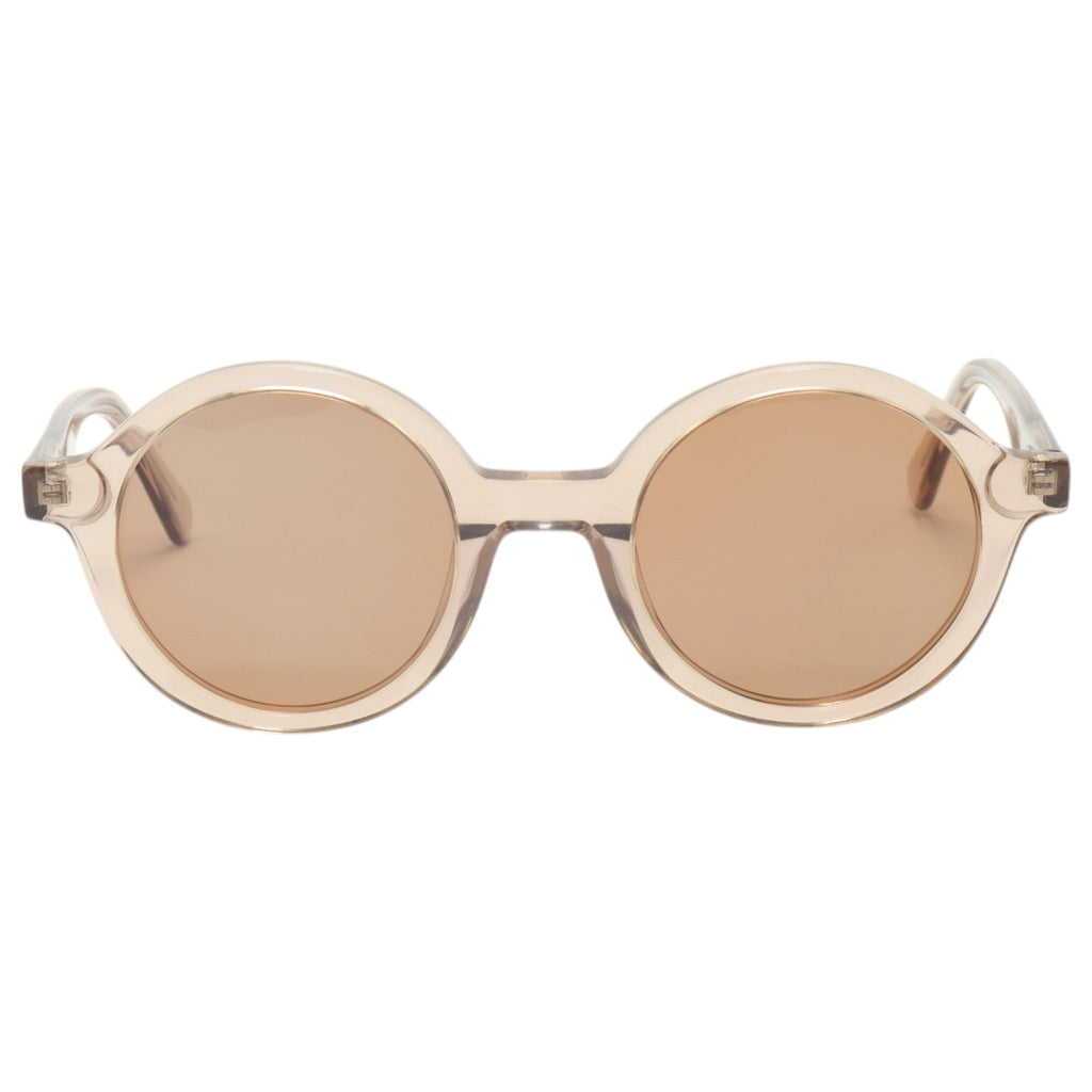 Óculos de sol acetato redondo preto/ rosa