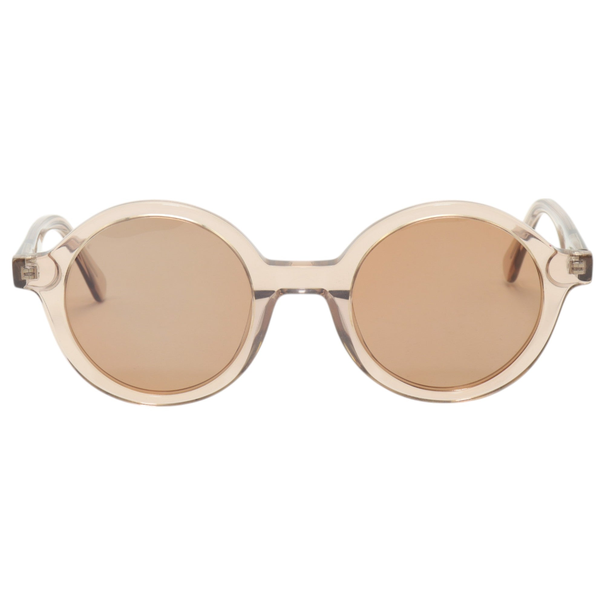 Óculos de sol acetato redondo preto/ rosa