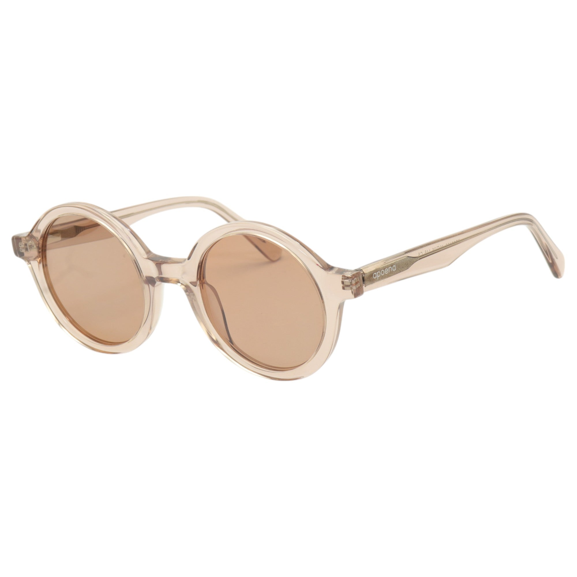 Óculos de sol acetato redondo preto/ rosa