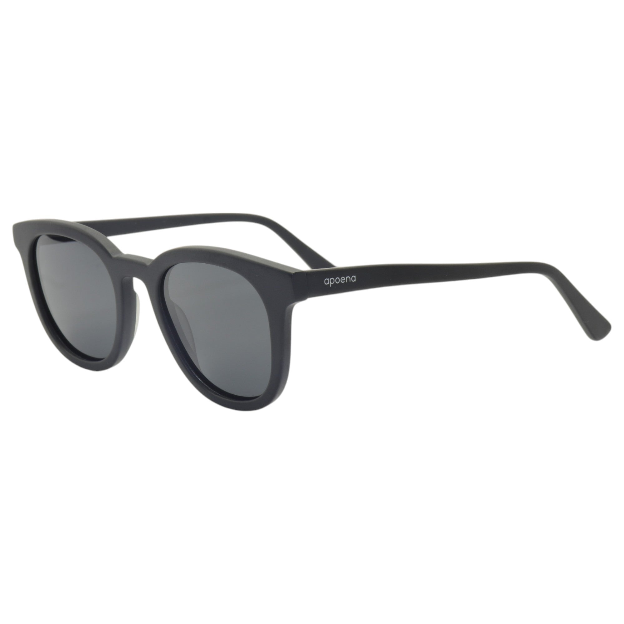 Óculos de sol acetato quadrado grafite/ azul/ preto
