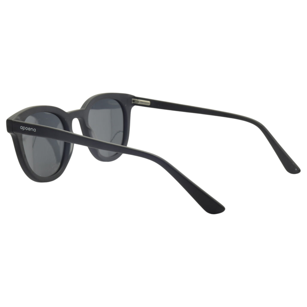 Óculos de sol acetato quadrado grafite/ azul/ preto