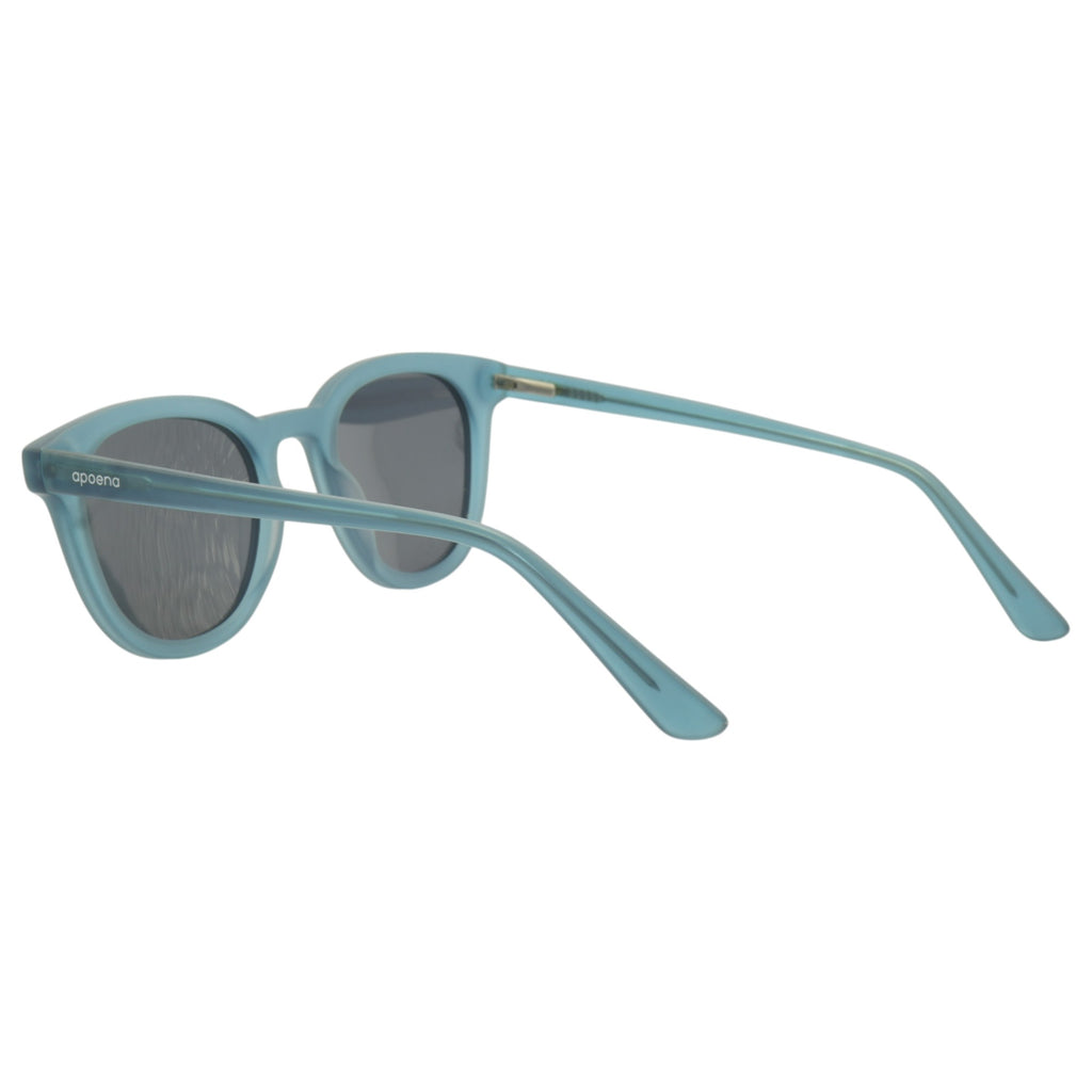 Óculos de sol acetato quadrado grafite/ azul/ preto