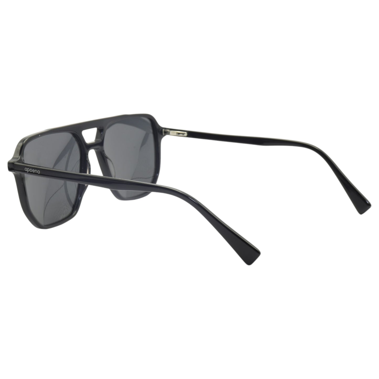 Óculos de sol acetato quadrado preto