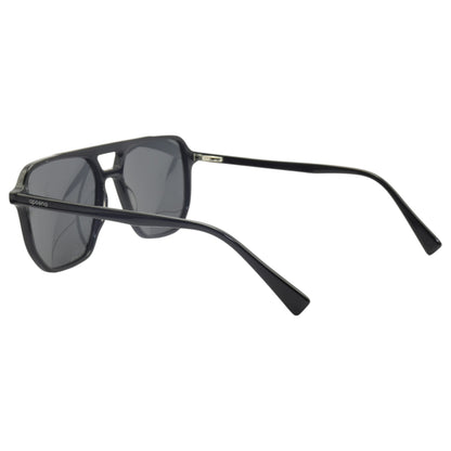 Óculos de sol acetato quadrado preto